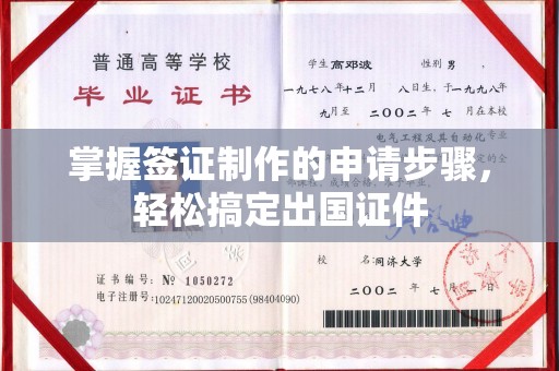 竹东掌握签证制作的申请步骤，轻松搞定出国证件